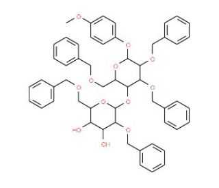 4-Methoxyphenyl 2,3,6-tri-O-benzyl-4-O-(2,6-di-O-benzyl-b-D-galactopyranosyl)-b-D-glucopyranoside (CAS 358681-61-5) - chemica