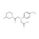 {(4-Methoxyphenyl)[2-(3-methylpiperidin-1-yl)-2-oxoethyl]amino}acetic acid - chemical structure image