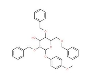 4-Methoxyphenyl 2,4,6-tri-O-benzyl-b-D-galactopyranoside (CAS 247027-79-8) - chemical structure image