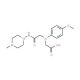 ((4-Methoxyphenyl){2-[(4-methylpiperazin-1-yl)-amino]-2-oxoethyl}amino)acetic acid - chemical structure image