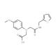 ((4-Methoxyphenyl){2-oxo-2-[(2-thienylmethyl)-amino]ethyl}amino)acetic acid - chemical structure image