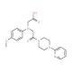 {(4-Methoxyphenyl)[2-oxo-2-(4-pyridin-2-ylpiperazin-1-yl)ethyl]amino}acetic acid - chemical structure image