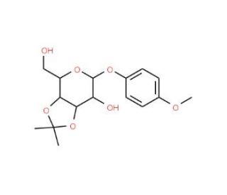 4-Methoxyphenyl 3,4-O-isopropylidene-b-D-galactopyranoside (CAS 159922-67-5) - chemical structure image