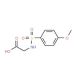 {[(4-methoxyphenyl)sulfonyl]amino}acetic acid (CAS 13029-74-8) - chemical structure image