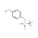 4-Methoxyphenyl trifluoromethanesulphonate (CAS 66107-29-7) - chemical structure image