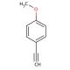 4-Methoxyphenylacetylene (CAS 768-60-5) - chemical structure image