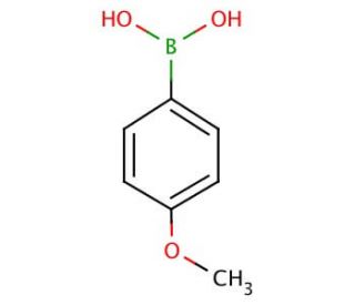 4-Methoxyphenylboronic acid (CAS 5720-07-0) - chemical structure image