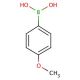 4-Methoxyphenylboronic acid 的分子结构, CAS编号: 5720-07-0 4-Methoxyphenylboronic acid (CAS 5720-07-0) - chemical structure image