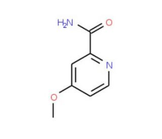 4-Methoxypyridine-2-carboxamide (CAS 24484-93-3) - chemical structure image