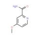 4-Methoxypyridine-2-carboxamide (CAS 24484-93-3) - chemical structure image