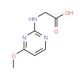 [(4-methoxypyrimidin-2-yl)amino]acetic acid - chemical structure image