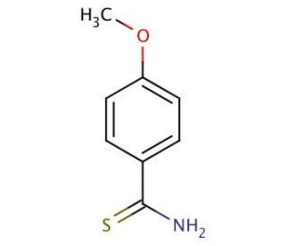 4-Methoxythiobenzamide (CAS 2362-64-3) - chemical structure image