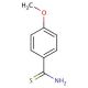 4-Methoxythiobenzamide (CAS 2362-64-3) - chemical structure image