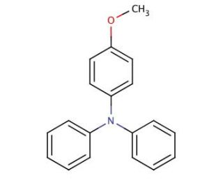 4-Methoxytriphenylamine (CAS 4316-51-2) - chemical structure image