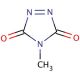 4-Methyl-1,2,4-triazoline-3,5-dione (CAS 13274-43-6) - chemical structure image