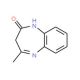 4-Methyl-1,3-dihydro-benzo[b][1,4]diazepin-2-one (CAS 6276-48-8) - chemical structure image