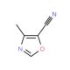 4-Methyl-1,3-oxazole-5-carbonitrile (CAS 1003-52-7) - chemical structure image