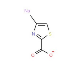 4-Methyl-1,3-thiazole-2-carboxylic acid sodium salt - chemical structure image
