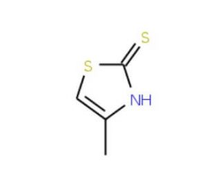 4-Methyl-1,3-thiazole-2-thiol (CAS 4498-39-9) - chemical structure image