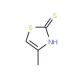 4-Methyl-1,3-thiazole-2-thiol (CAS 4498-39-9) - chemical structure image