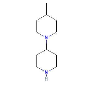4-Methyl-[1,4&prime;]bipiperidinyl (CAS 116797-02-5) - chemical structure image 