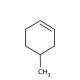 4-Methyl-1-cyclohexene (CAS 591-47-9) - chemical structure image