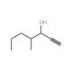 4-Methyl-1-heptyn-3-ol (CAS 87777-46-6) - chemical structure image