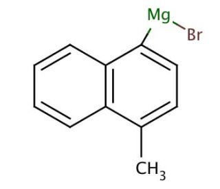 4-Methyl-1-naphthylmagnesium bromide (CAS 115913-58-1) - chemical structure image