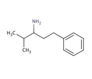 4-methyl-1-phenylpentan-3-amine (CAS 4812-69-5) - chemical structure image