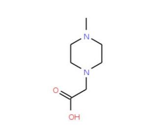 4-Methyl-1-piperazine acetic acid (CAS 54699-92-2) - chemical structure image