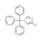 4-Methyl-1-trityl-1H-imidazole (CAS 82594-80-7) - chemical structure image