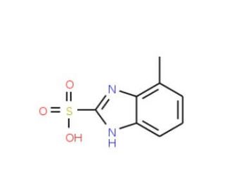4-Methyl-1H-benzimidazole-2-sulfonic acid - chemical structure image