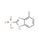 4-Methyl-1H-benzimidazole-2-sulfonic acid - chemical structure image