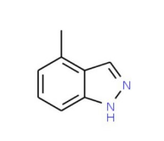 4-Methyl-1H-indazole (CAS 3176-63-4) - chemical structure image