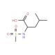 4-methyl-2-[(methylsulfonyl)amino]pentanoic acid - chemical structure image