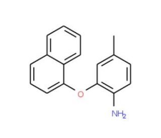 4-Methyl-2-(1-naphthyloxy)aniline - chemical structure image