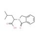 4-Methyl-2-(1-oxo-1,3-dihydro-2H-isoindol-2-yl)-pentanoic acid - chemical structure image