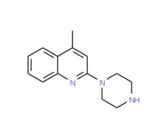 4-Methyl-2-(1-piperazinyl)quinoline (CAS 50693-78-2) - chemical structure image