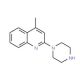 4-Methyl-2-(1-piperazinyl)quinoline (CAS 50693-78-2) - chemical structure image