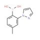 [4-methyl-2-(1H-pyrazol-1-yl)phenyl]boronic acid - chemical structure image