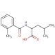 4-Methyl-2-(2-methyl-benzoylamino)-pentanoic acid - chemical structure image