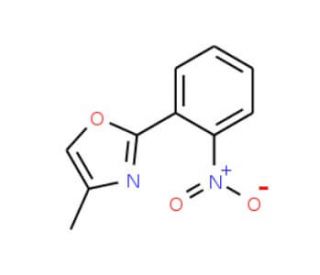 4-Methyl-2-(2-nitrophenyl)oxazole (CAS 951884-48-3) - chemical structure image