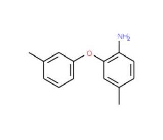 4-Methyl-2-(3-methylphenoxy)aniline - chemical structure image