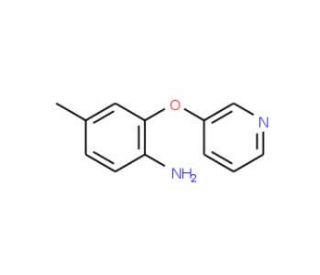 4-Methyl-2-(3-pyridinyloxy)aniline - chemical structure image