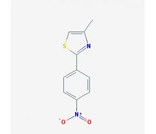 4-methyl-2-(4-nitrophenyl)-1,3-thiazole - chemical structure image