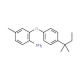 4-Methyl-2-[4-(tert-pentyl)phenoxy]aniline - chemical structure image