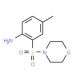4-methyl-2-(morpholin-4-ylsulfonyl)aniline - chemical structure image