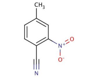 4-Methyl-2-nitrobenzonitrile (CAS 26830-95-5) - chemical structure image