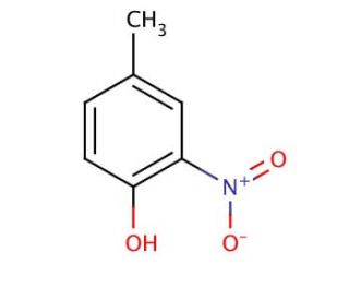 4-Methyl-2-nitrophenol (CAS 119-33-5) - chemical structure image