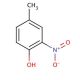 4-Methyl-2-nitrophenol (CAS 119-33-5) - chemical structure image